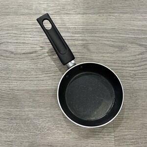 5 Inch Mini Nonstick Egg Pan Small Frying Pan Stainless Steel Pan black